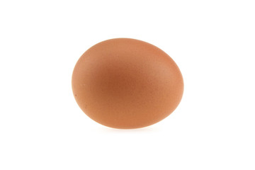 Eggs isolated on white background.