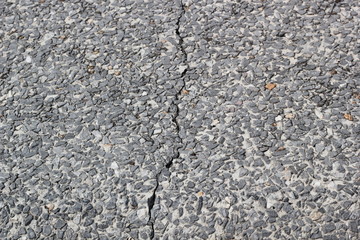 A cracked stone floor