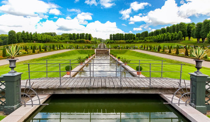 Frederiksborg gardens in Hillerod at Denmark.