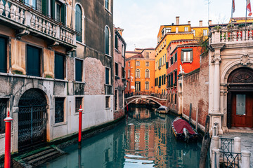canal in venice italy