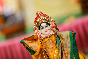 Obraz premium goddess sculpture in indian wedding