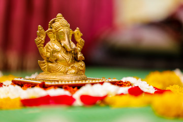 Lord Ganesha sculpture , Indian festival