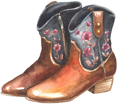Woman cowboy boots