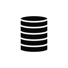 Money Coin Icon , Banking Template Logo Design Emblem Isolated  Illustration , Outline Solid Background White
