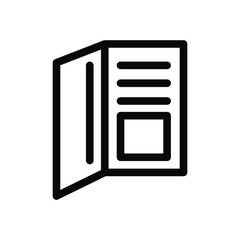 Wallet Icon , Money Payment Shopping , Template Logo Design Vector Illustration , Outline Solid Background White
