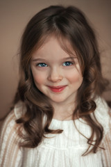 Fototapeta premium Pretty little girl