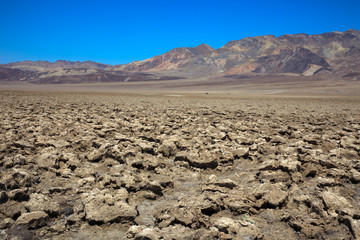 California / USA - August 22, 2015: The landscape in Death Valley National Park, California, USA