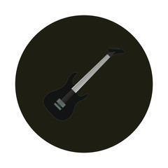 musical instruments electric guitar on white background