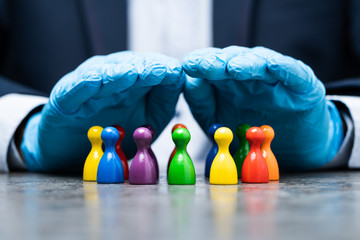 Protecting Human Figures From Coronavirus