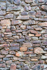 stone wall texture. example of ancient masonry