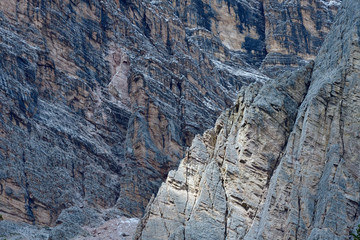Die Berge um Cortina d’Ampezo in Italien	