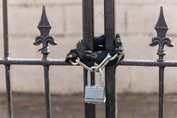 Padlocked Gate