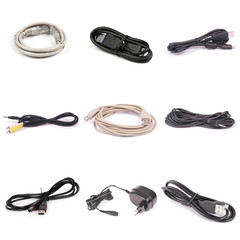 Nine different cabl