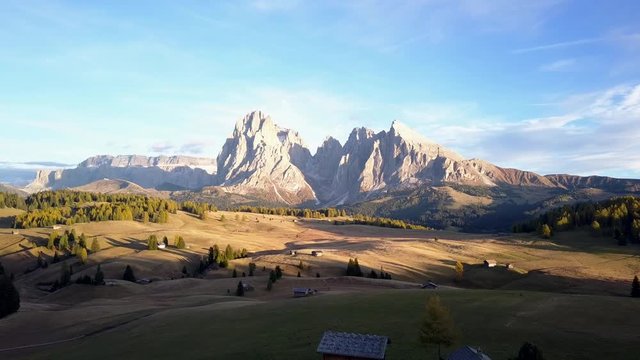 Seiser Alm is a Dolomite plateau and the largest high-altitude Alpine meadow in Europe. Located in Italy's South Tyrol province in the Dolomites mountain range