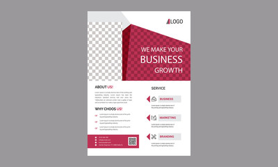 Business brochure flyer design a4 template,Layout with Graphic Elements	