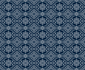 seamless indian bandana pattern design