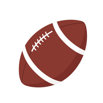 Rugby football ball icon vector illustration isolated
