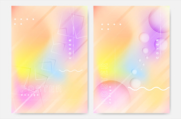 Abstract Gradient Background. Colorful Brochure.	