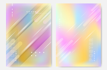 Abstract Gradient Background. Colorful Brochure.	