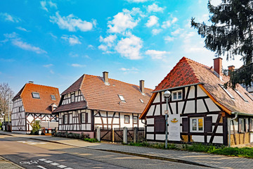 Fachwerkhäuser in Beiertheim