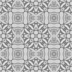 mandala background, Seamless ethnic and tribal pattern, mandala design