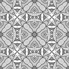 mandala background, Seamless ethnic and tribal pattern, mandala design