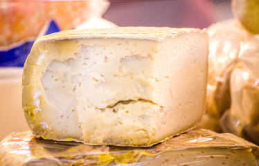 aged pecorino cheese with aromatic herbs and pepper