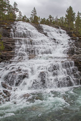 Wasserfall Im Brostdalen