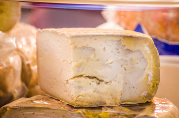 aged pecorino cheese with aromatic herbs and pepper