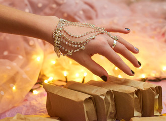 handmade soap in kraft paper