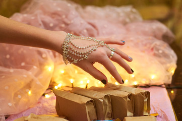 handmade soap in kraft paper