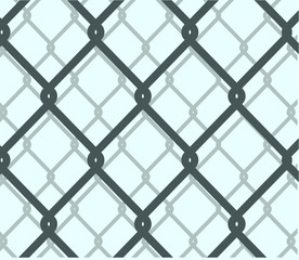 chain link fence background. silhouette of metal wire mesh, pattern
