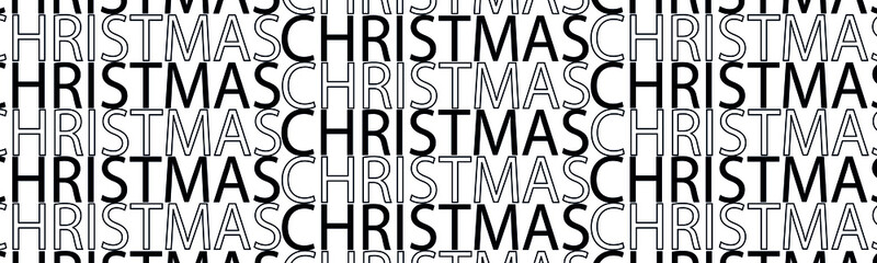 christmas lettering. The illustration is isolated on a white background. Can be used for banners and web design.