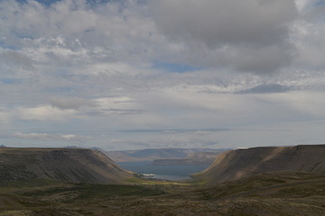 view of the mountains