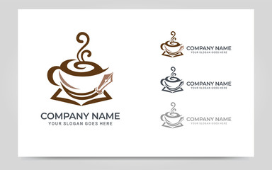 Coffee logo design. Modern logo for company or community.