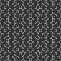 Simple black and white seamless triangles pattern. Texture design: textiles, wallpaper, wrapping paper. Vector image.