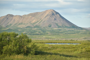 Fototapeta premium lake and mountains