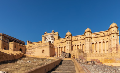 Amber Fort in Amer district of Jaipur, India