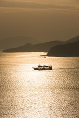 瀬戸内海の夕暮れ