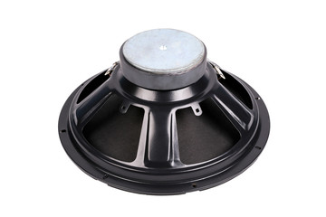 Speaker isolated with clipping path on white background