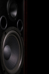 Loudspeaker box, professional hi-fi speakers box © Pituk