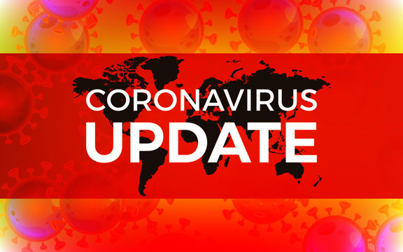Coronavirus update banner, Covid-19 banner