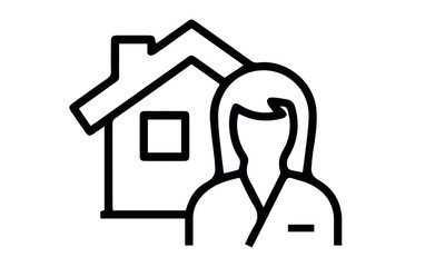 Home Health icons vector design black and white 