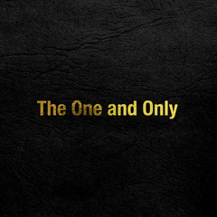 One. Black, golden and luxury text. Premium edition.
