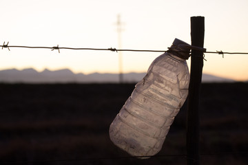 barbed wire bottle