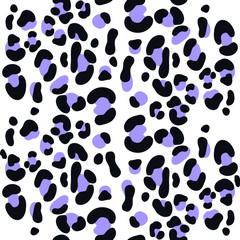 Leopard seamless pattern, wallpaper background, print texture wildlife animal, vector illustration.