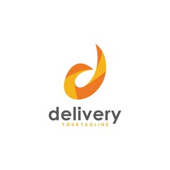 Delivery Logo Business and Abstract