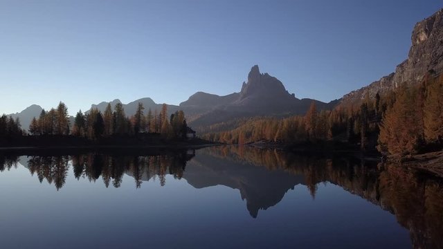 Croda da Lago is a small mountain chain in the central Dolomites in Veneto, northern Italy, just east of the Giau Pass. The highest peak of the group, the Cima d'Ambrizzola has an elevation of 2,715m