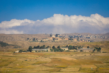 Panoramic View to the typical Keren Houses, Eritrea