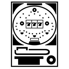 Fototapete アイコン パチスロ パチンコ スロット イラスト 至 岡野